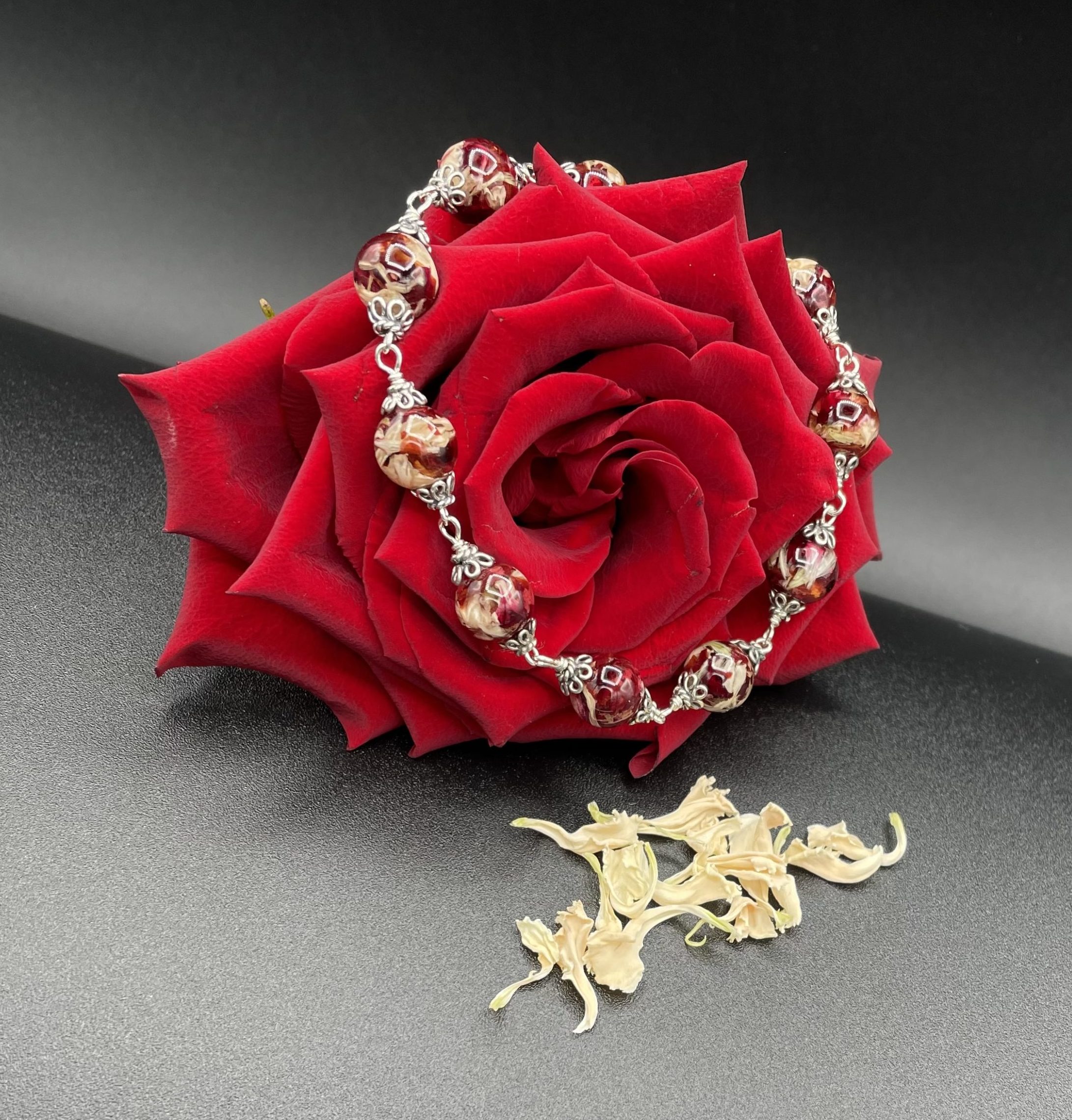 Buy Estele Rose Gold-Plated Flower Bracelet with Enamel Online At Best  Price @ Tata CLiQ