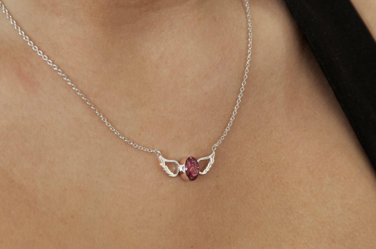 Guardian Angel Wings Necklace - Rose Keepsakes